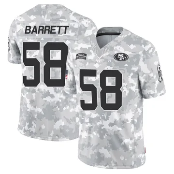 Men's San Francisco 49ers Alex Barrett Arctic Camo 2024 Salute to Service Jersey - Limited