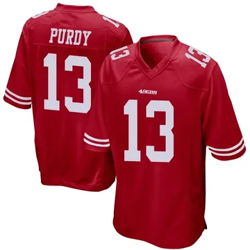 Men's Nike San Francisco 49ers Brock Purdy Red Team Color Jersey - Game
