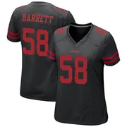 Women's Nike San Francisco 49ers Alex Barrett Black Alternate Jersey - Game