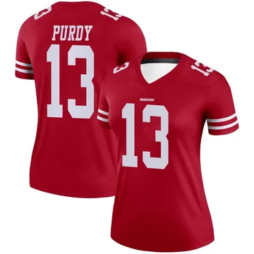 Women's Nike San Francisco 49ers Brock Purdy Scarlet Jersey - Legend
