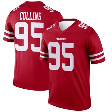 Youth Nike San Francisco 49ers Alfred Collins Scarlet Jersey - Legend