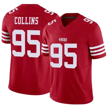 Youth Nike San Francisco 49ers Alfred Collins Scarlet Vapor F.U.S.E. Jersey - Limited