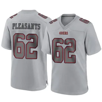 Youth Nike San Francisco 49ers Austen Pleasants Gray Atmosphere Fashion Jersey - Game