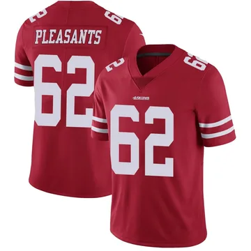 Youth Nike San Francisco 49ers Austen Pleasants Red Team Color Vapor Untouchable Jersey - Limited