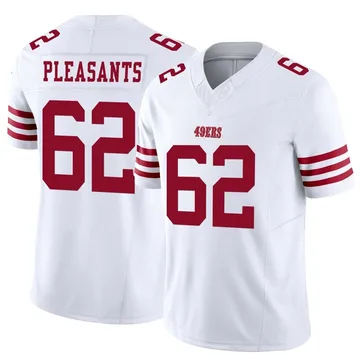 Youth Nike San Francisco 49ers Austen Pleasants White Vapor F.U.S.E. Jersey - Limited