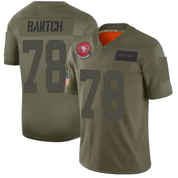 Youth Nike San Francisco 49ers Ben Bartch Camo 2019 Salute to Service Jersey - Limited