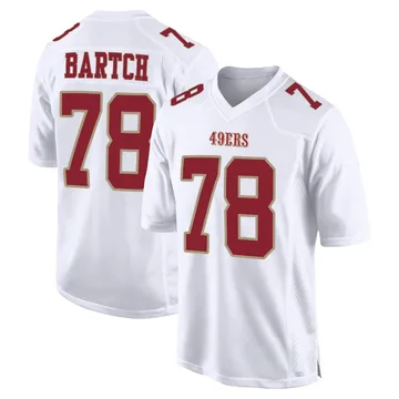 Youth Nike San Francisco 49ers Ben Bartch White Fashion Jersey - Game