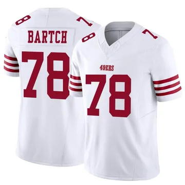 Youth Nike San Francisco 49ers Ben Bartch White Vapor F.U.S.E. Jersey - Limited