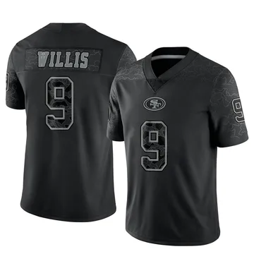 Youth Nike San Francisco 49ers Brayden Willis Black Reflective Jersey - Limited