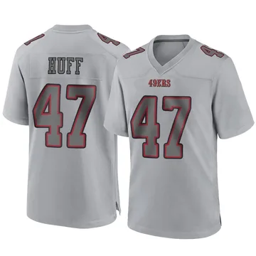 Youth Nike San Francisco 49ers Bryce Huff Gray Atmosphere Fashion Jersey - Game