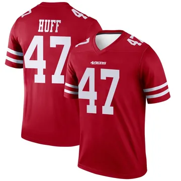 Youth Nike San Francisco 49ers Bryce Huff Scarlet Jersey - Legend