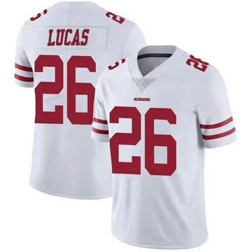 Youth Nike San Francisco 49ers Chase Lucas White Vapor Untouchable Jersey - Limited