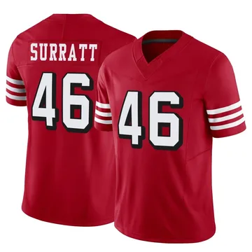 Youth Nike San Francisco 49ers Chazz Surratt Scarlet Alternate Vapor F.U.S.E. Jersey - Limited