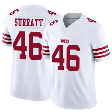 Youth Nike San Francisco 49ers Chazz Surratt White Vapor F.U.S.E. Jersey - Limited