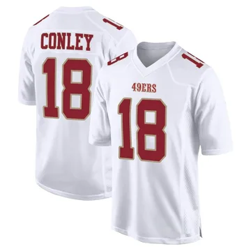 Youth Nike San Francisco 49ers Chris Conley White Fashion Jersey - Game