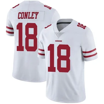 Youth Nike San Francisco 49ers Chris Conley White Vapor Untouchable Jersey - Limited