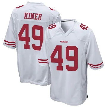 Youth Nike San Francisco 49ers Corey Kiner White Jersey - Game