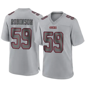 Youth Nike San Francisco 49ers Curtis Robinson Gray Atmosphere Fashion Jersey - Game