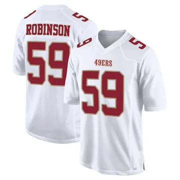 Youth Nike San Francisco 49ers Curtis Robinson White Fashion Jersey - Game