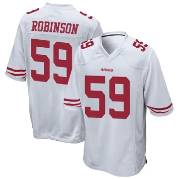 Youth Nike San Francisco 49ers Curtis Robinson White Jersey - Game