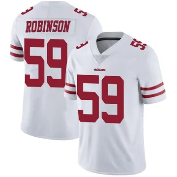 Youth Nike San Francisco 49ers Curtis Robinson White Vapor Untouchable Jersey - Limited