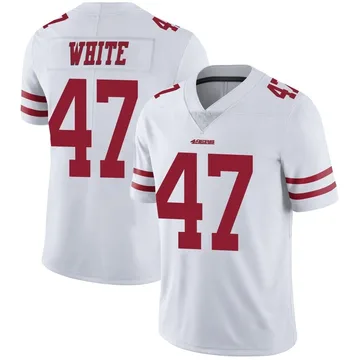 Youth Nike San Francisco 49ers DaShaun White White Vapor Untouchable Jersey - Limited