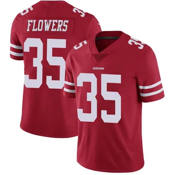 Youth Nike San Francisco 49ers Dallis Flowers Red Team Color Vapor Untouchable Jersey - Limited