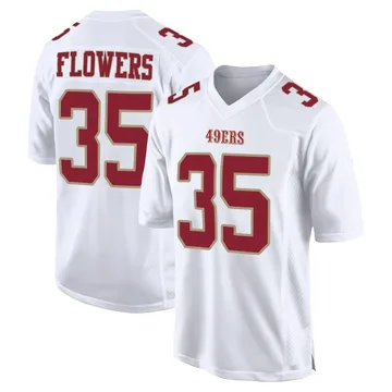 Youth Nike San Francisco 49ers Dallis Flowers White Fashion Jersey - Game