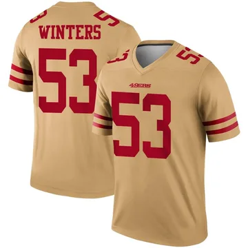 Youth Nike San Francisco 49ers Dee Winters Gold Inverted Jersey - Legend