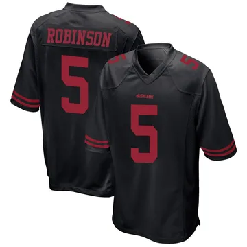 Youth Nike San Francisco 49ers Demarcus Robinson Black Alternate Jersey - Game