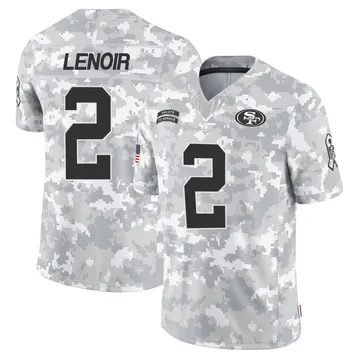 Youth Nike San Francisco 49ers Deommodore Lenoir Arctic Camo 2024 Salute to Service Jersey - Limited