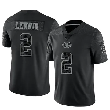 Youth Nike San Francisco 49ers Deommodore Lenoir Black Reflective Jersey - Limited