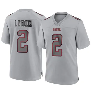 Youth Nike San Francisco 49ers Deommodore Lenoir Gray Atmosphere Fashion Jersey - Game