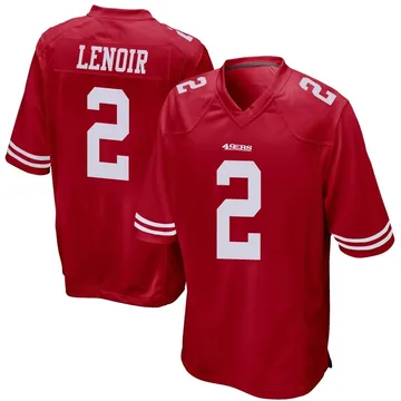 Youth Nike San Francisco 49ers Deommodore Lenoir Red Team Color Jersey - Game