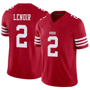 Youth Nike San Francisco 49ers Deommodore Lenoir Scarlet Vapor F.U.S.E. Jersey - Limited