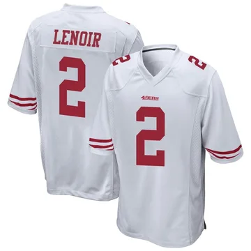 Youth Nike San Francisco 49ers Deommodore Lenoir White Jersey - Game