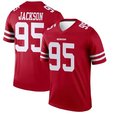 Youth Nike San Francisco 49ers Drake Jackson Scarlet Jersey - Legend