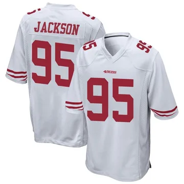 Youth Nike San Francisco 49ers Drake Jackson White Jersey - Game