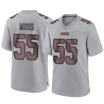 Youth Nike San Francisco 49ers Drew Moss Gray Atmosphere Fashion Jersey - Game