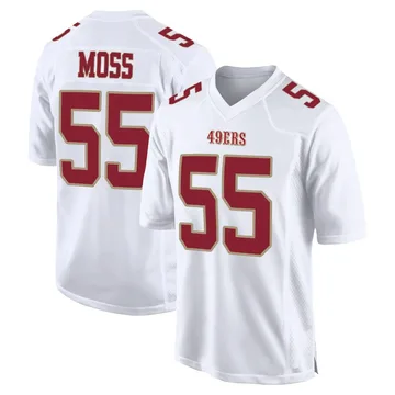 Youth Nike San Francisco 49ers Drew Moss White Fashion Jersey - Game