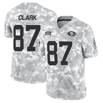Youth Nike San Francisco 49ers Dwight Clark Arctic Camo 2024 Salute to Service Jersey - Limited