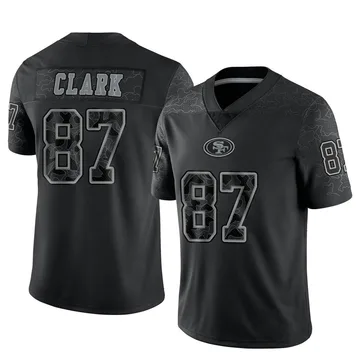 Youth Nike San Francisco 49ers Dwight Clark Black Reflective Jersey - Limited