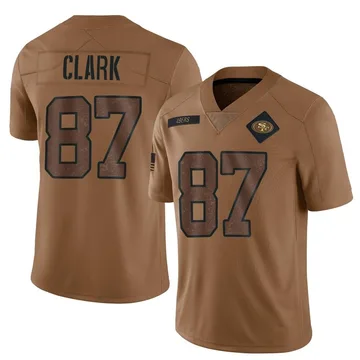 Youth Nike San Francisco 49ers Dwight Clark Brown 2023 Salute To Service Jersey - Limited