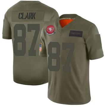 Youth Nike San Francisco 49ers Dwight Clark Camo 2019 Salute to Service Jersey - Limited