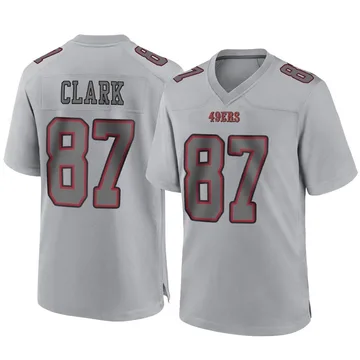 Youth Nike San Francisco 49ers Dwight Clark Gray Atmosphere Fashion Jersey - Game