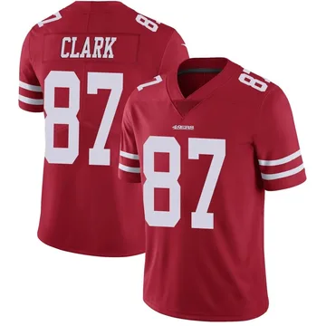 Youth Nike San Francisco 49ers Dwight Clark Red Team Color Vapor Untouchable Jersey - Limited