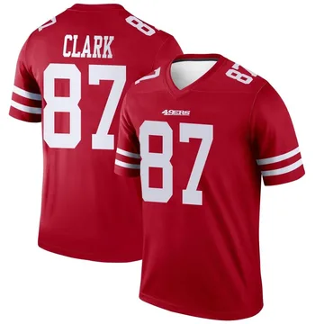 Youth Nike San Francisco 49ers Dwight Clark Scarlet Jersey - Legend
