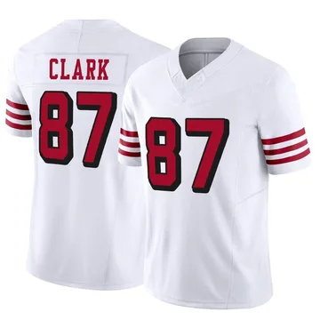 Youth Nike San Francisco 49ers Dwight Clark White Alternate Vapor F.U.S.E. Jersey - Limited