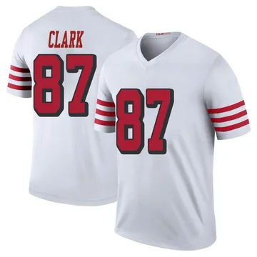 Youth Nike San Francisco 49ers Dwight Clark White Color Rush Jersey - Legend