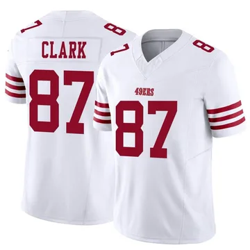 Youth Nike San Francisco 49ers Dwight Clark White Vapor F.U.S.E. Jersey - Limited